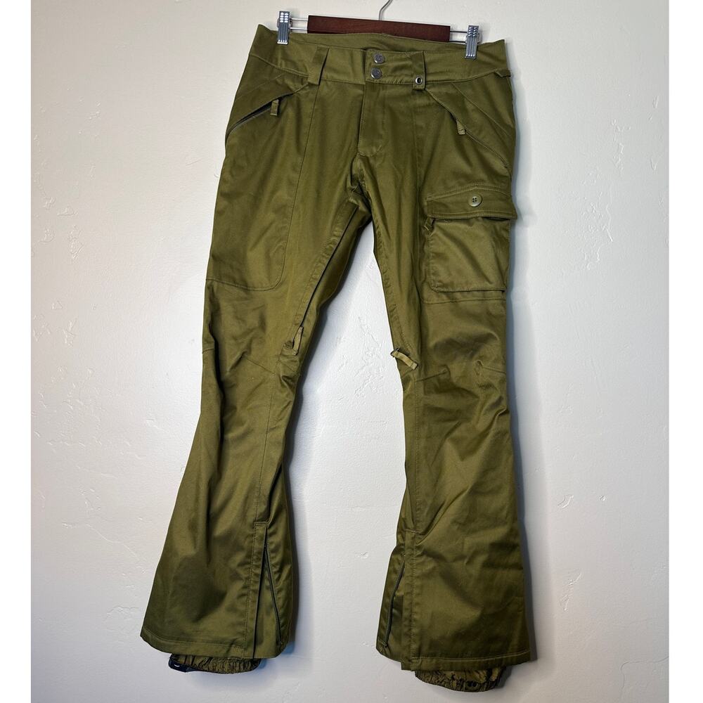 BURTON Da Nang Olive Green Snowboarding Ski Pants SMALL